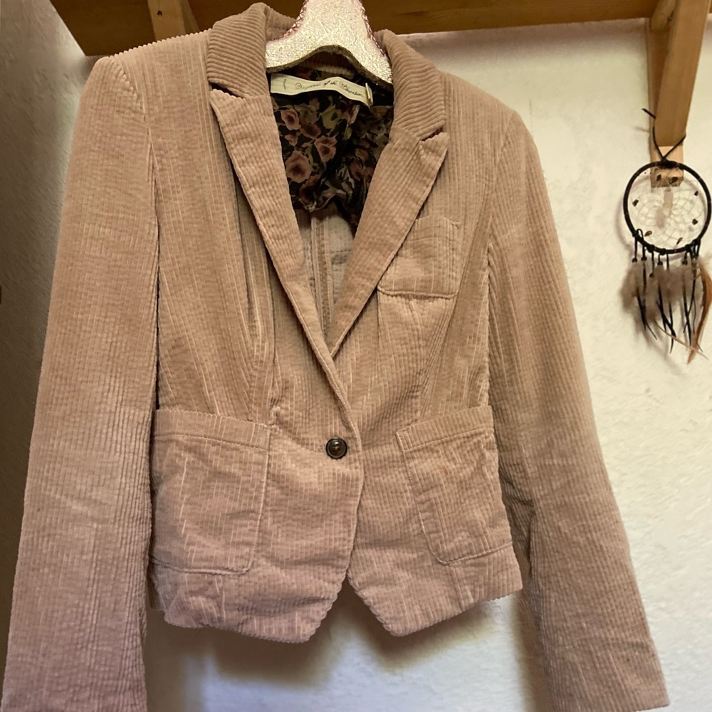 Adorably chic corduroy jacket from Anthropologie